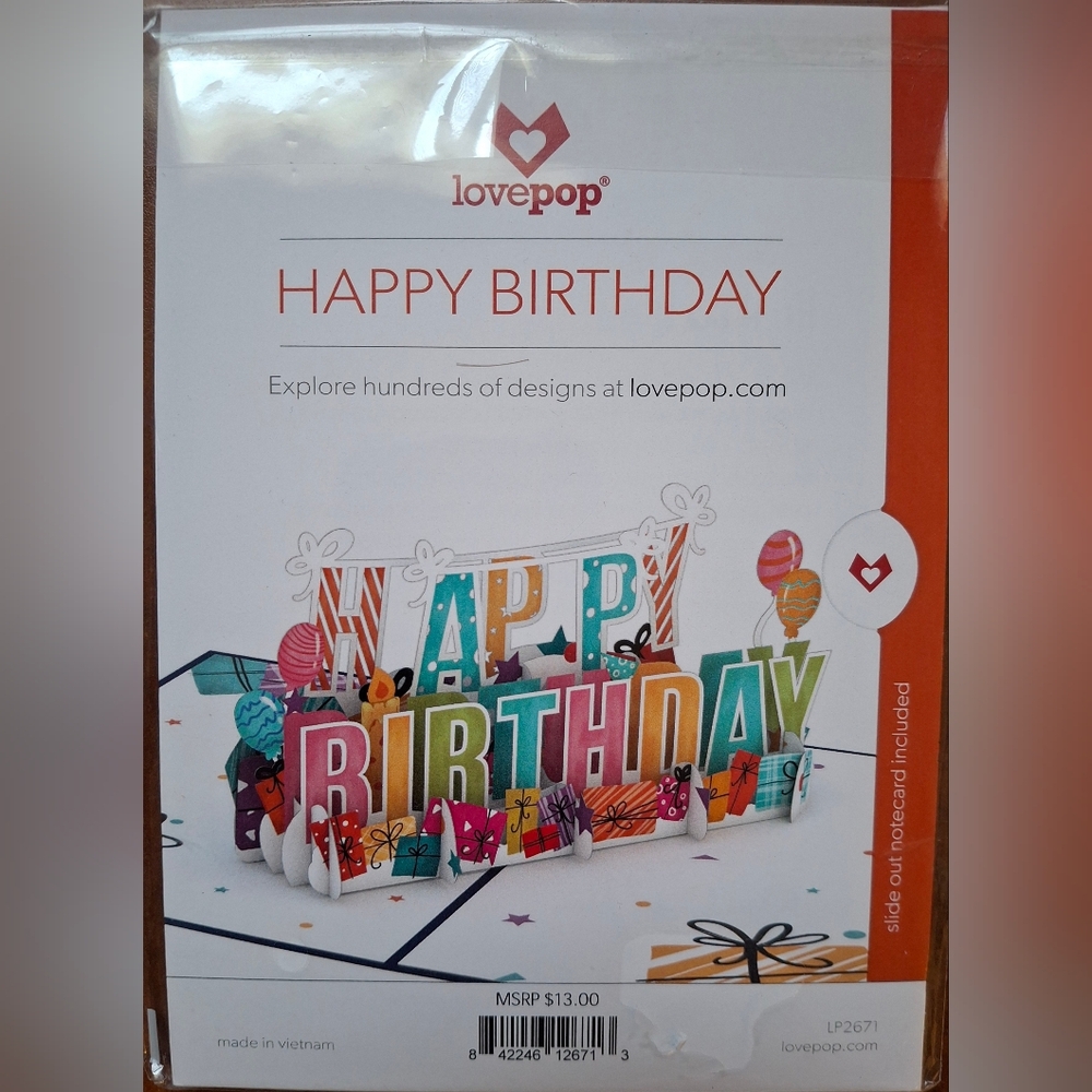LovePop Cards - 2 Designs Available-
